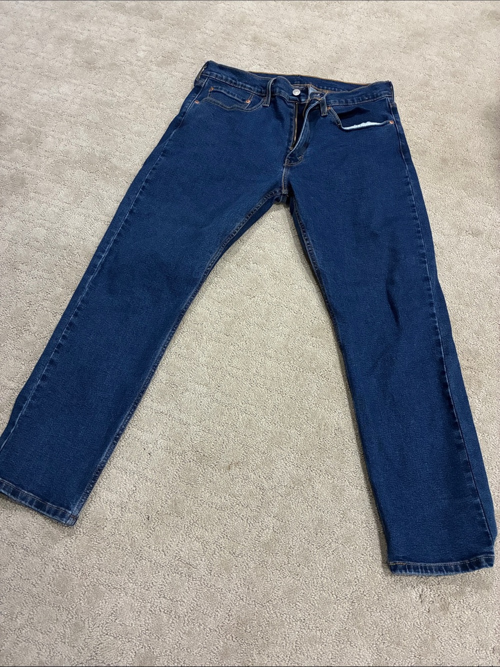 Levi's Men's Straight Indigo Blue Jeans